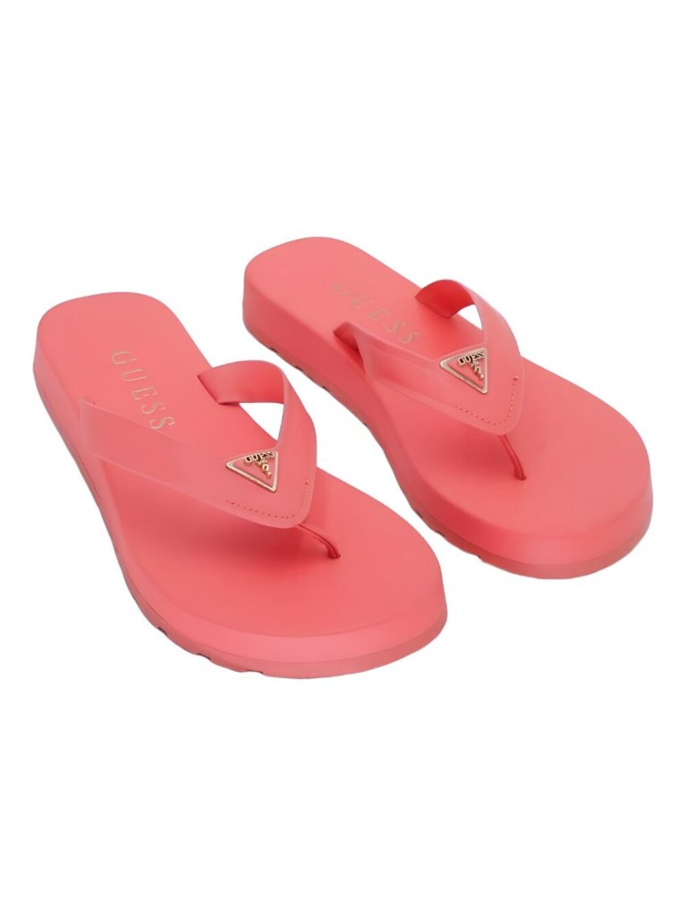 Guess Candry Flip Flop Sandal Orange Pink Women's Size 9M